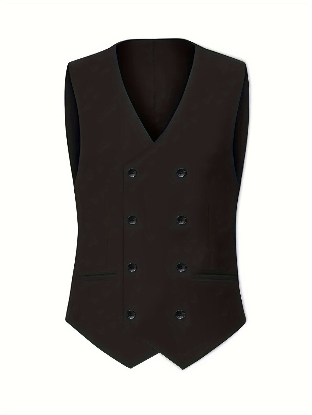 Costume Grande Taille pour Homme avec Col à Écailles Trois Pièces, Pantalon et Gilet, Adapté pour Tenue Formelle, Mariage, Vêtements de Travail, Cadeau de Vacances
