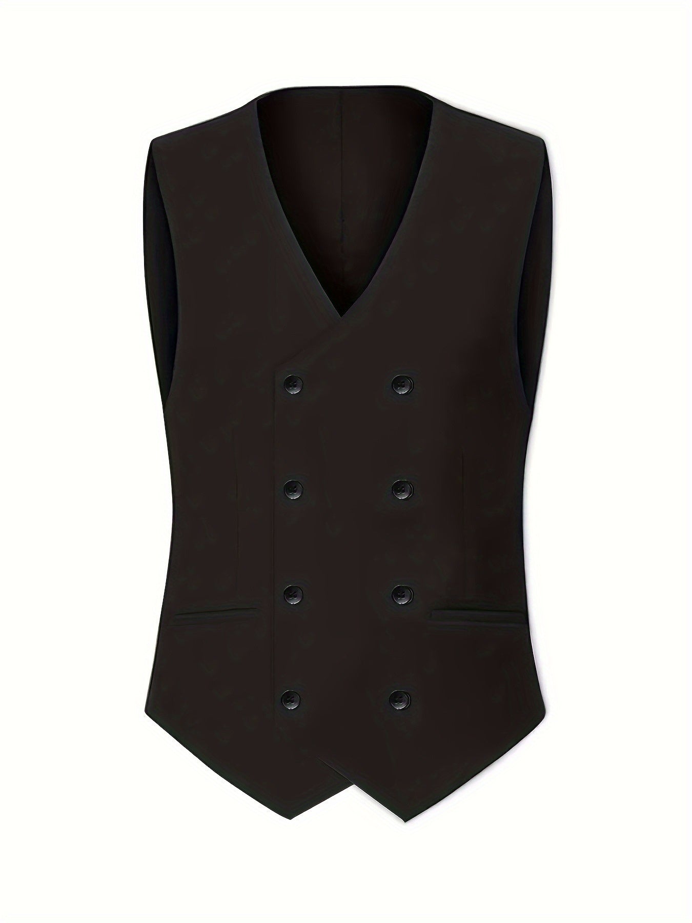 Costume Grande Taille pour Homme avec Col à Écailles Trois Pièces, Pantalon et Gilet, Adapté pour Tenue Formelle, Mariage, Vêtements de Travail, Cadeau de Vacances