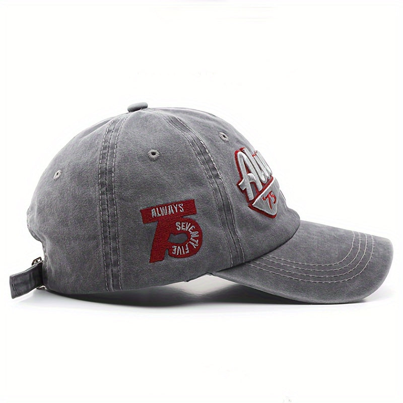 Set of 6 Trendy Embroidered Caps - Lightweight, Uv-Resistant, Sweat-Absorbing, Adjustable, Gender-Neutral Outdoor Hat for Hiking, Traveling, Sports, And Daily Use - Ideal for Both Men And Women